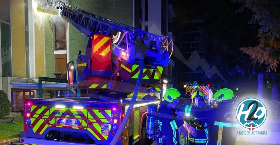 ANNECY | Incendie : 15 personnes évacuées d’un immeuble 