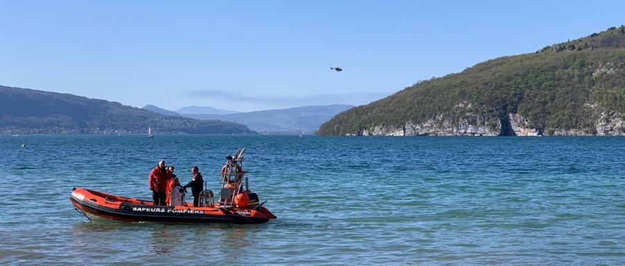 DUINGT | Suspicion de noyade : importante opération de secours