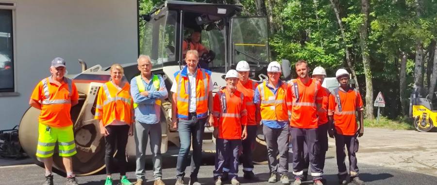 SAINT-EUSTACHE | Fin de chantier pour la première tranche de travaux sur le col de Leschaux 