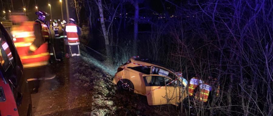 DOUSSARD | La route du pont Monnet fermée à la suite d’un spectaculaire accident