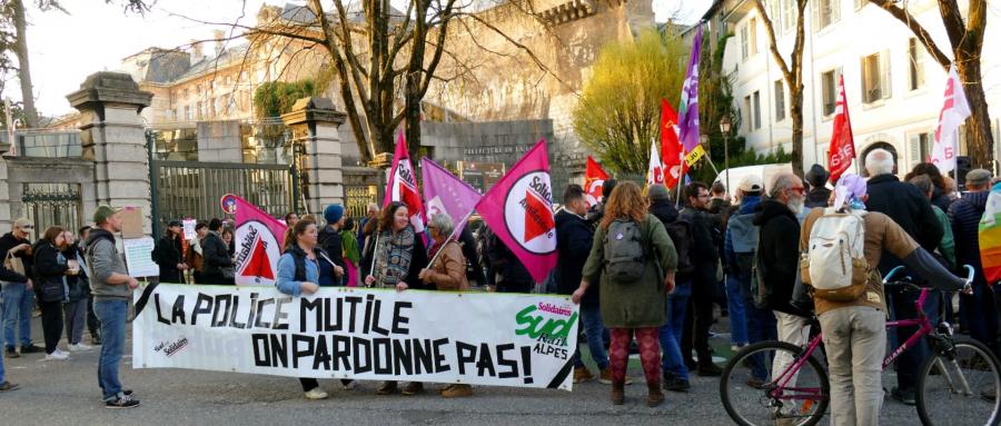 CHAMBÉRY | Sainte-Soline : la manifestation contre les "violences policières" rassemble 1 000 personnes 