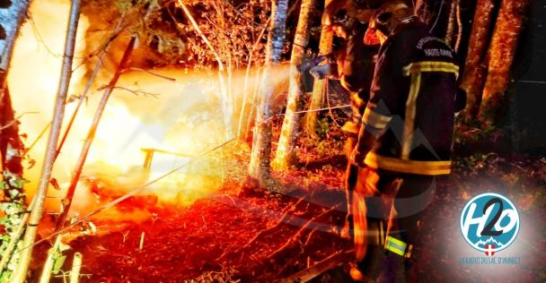 LATHUILE | Deux incendies ce lundi soir.