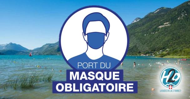 LAC D’ANNECY | Covid-19 : Arrêtés municipaux en cascade pour rendre le masque obligatoire au bord du lac