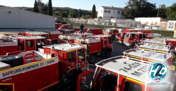 HAUTE-SAVOIE | 20 sapeurs pompiers en renfort dans le Sud