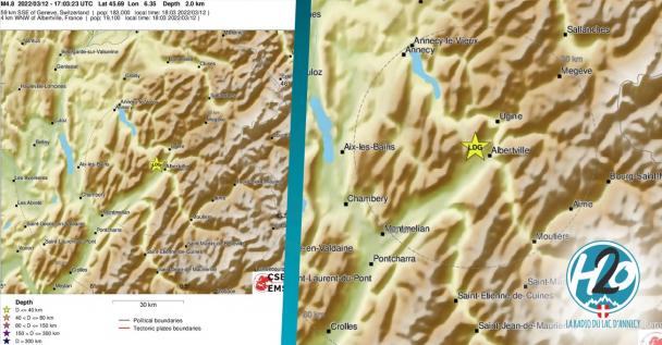 SAVOIE / HAUTE-SAVOIE | La terre a tremblé à 18h03