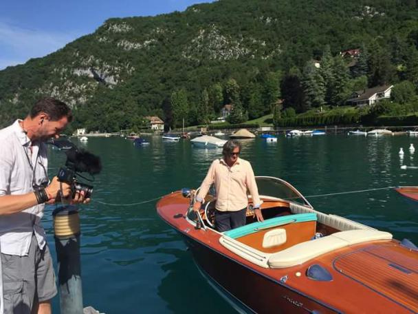 VIDEO | Escale chic de TF1 au lac d'Annecy