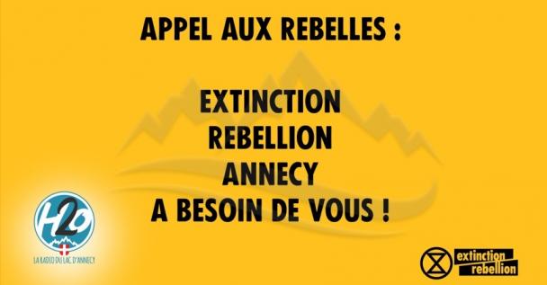 ANNECY | Extinction Rebellion arrive dans la ville !