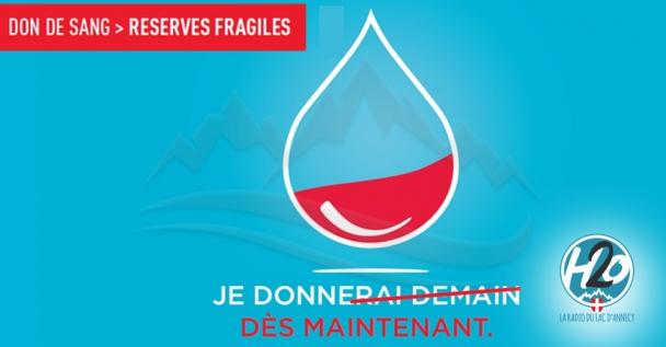 DOUSSARD | EFS : Venez donner votre sang le 22 novembre prochain