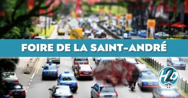ANNECY | Notre 🗺️ carte intéractive pour anticiper la Foire de la Saint André !