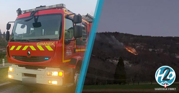 SEMNOZ | 🔥 INCENDIE : Un feu de broussailles en cours.