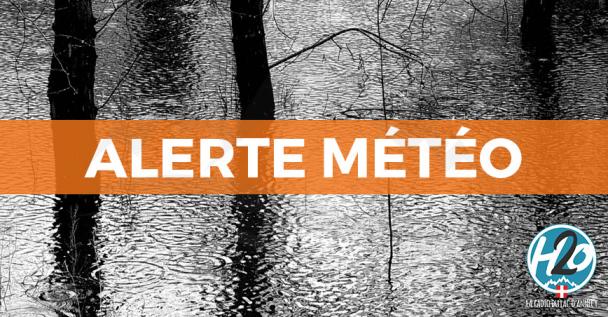 PAYS DE SAVOIE | 🌧 MÉTÉO : Alerte vigilance orange pluie-inondation.