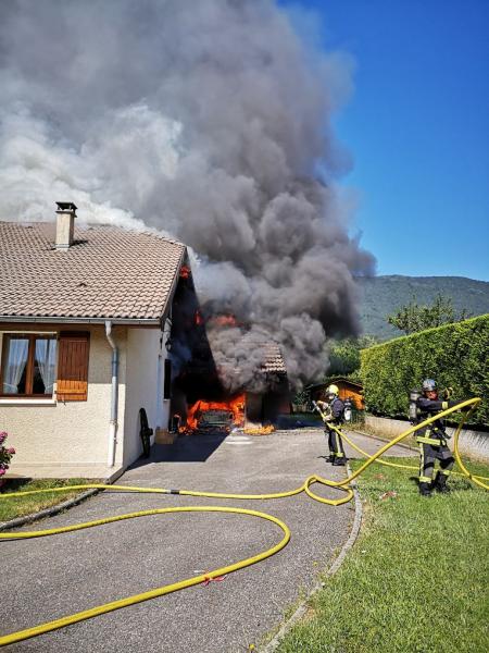 SAINT-JORIOZ | Un pavillon détruit par le feu