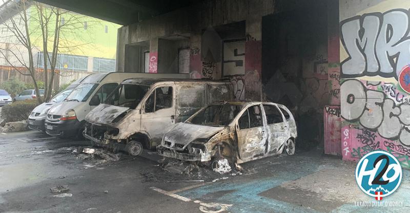 ANNECY | Mystérieux feu de voitures à Cran-Gevrier.