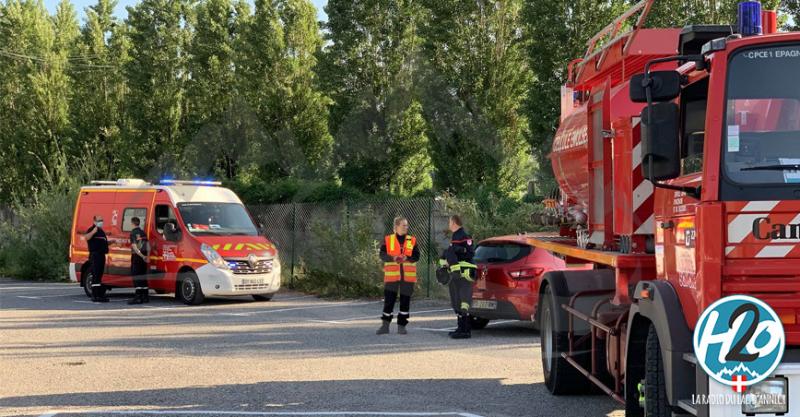 ANNECY | (🎞VIDEO) 🔥 Incendie au cœur de la Zone de Vovray !