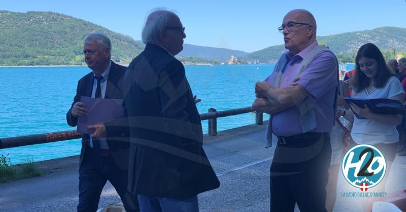 LAC D'ANNECY | (📷 PHOTOS & 🎙️ PODCAST) Christian Monteil visite le chantier de la voie verte.