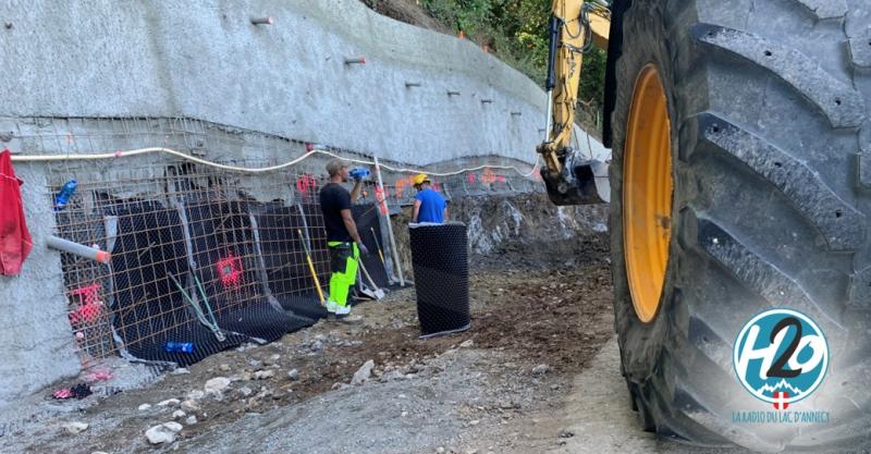 LAC D'ANNECY | (📷 PHOTOS & 🎙️ PODCAST) Christian Monteil visite le chantier de la voie verte.