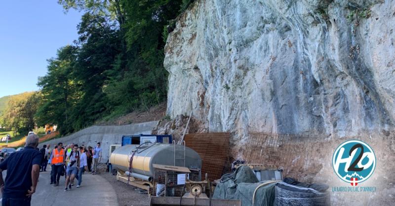 LAC D'ANNECY | (📷 PHOTOS & 🎙️ PODCAST) Christian Monteil visite le chantier de la voie verte.