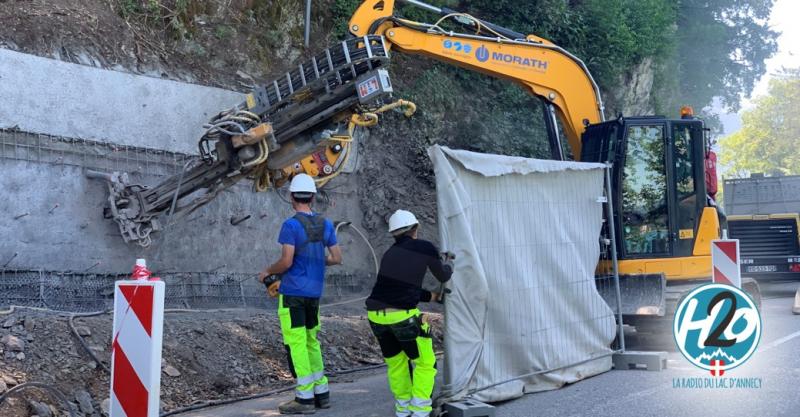 LAC D'ANNECY | (📷 PHOTOS & 🎙️ PODCAST) Christian Monteil visite le chantier de la voie verte.