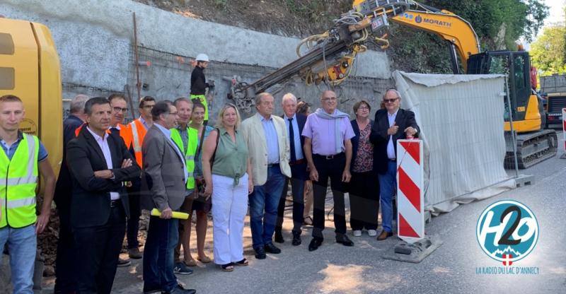 LAC D'ANNECY | (📷 PHOTOS & 🎙️ PODCAST) Christian Monteil visite le chantier de la voie verte.