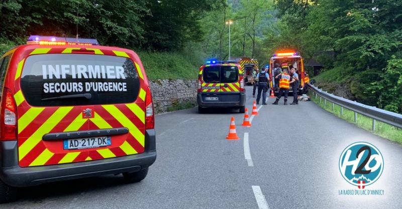 SAINT-FERRÉOL | Choc frontal : Un motard fait une chute de 50m dans un ravin