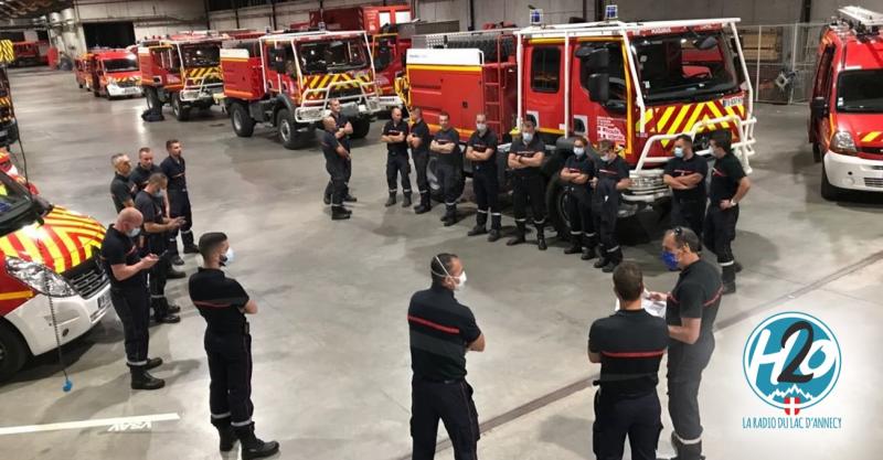 HAUTE-SAVOIE | 20 sapeurs pompiers en renfort dans le Sud