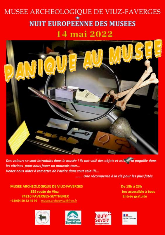 FAVERGES-SEYTHENEX | Nuit Européenne des Musées : "Panique au musée"