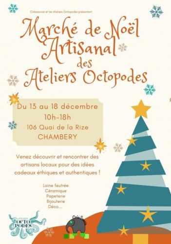 CHAMBÉRY | Marché de Noël Artisanal des Ateliers Octopodes