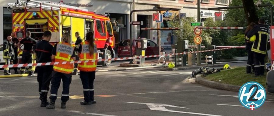 ANNECY | Un feu détruit plusieurs voitures dans le parking de la poste
