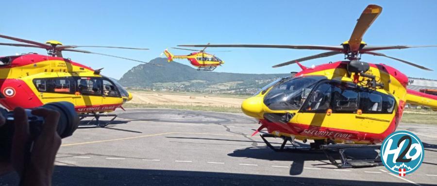 PAYS DE SAVOIE | Premier vol pour deux nouveaux hélicoptères Dragon 74