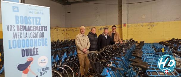 AIX-LES-BAINS  | 100 vélos électriques maintenant disponibles en location longue durée 