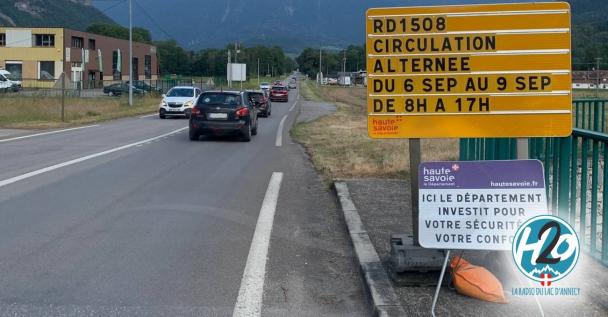 LAKE ANNECY |  Why is it going to be (very) complicated on the roads around the lake from this Monday ...